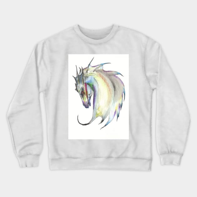 Sea Unicorn Crewneck Sweatshirt by pegacorna